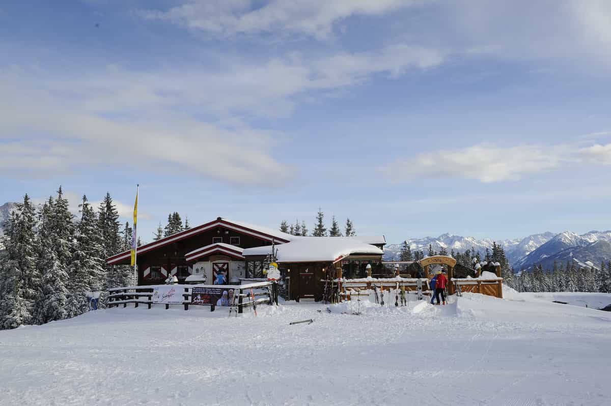 Die Schörgialm im Schnee